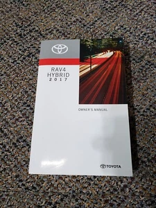 Toyota RAV4 2017 híbrido manual del propietario guía del usuario - solo libro - Imagen 1 de 2