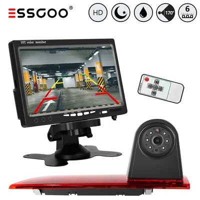ESSGOO Für Ford Transit Custom Rückfahrkamera Bremslicht Nachtsicht Mit Monitor