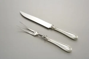 Coltello trinciare argentato argento sheffield stile inglese - Imagen 1 de 2