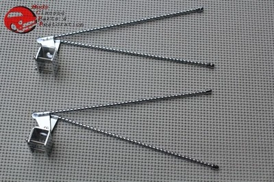 Custom Hot Rat Street Rod Cat Whisker Cromo Bordillo Sensores Chevy Ford Camión Pr Reino Unido Foto 1 de 4