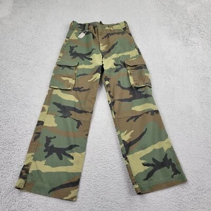 Rothco Cargo Pants Boys Large Green Brown Camo meas 29x29 - Picture 1 of 13