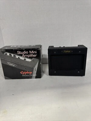 Epiphone Studio Mini Amplificador Guitarra Eléctrica Amplificador "Funciona EXCELENTE" 9 Voltios Foto 1 de 4