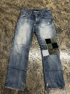 Exhibitionist TTU Japanese Selvedge Patchwork Jeans Size Medium 30 X 29 - Picture 1 of 12