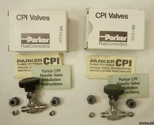 2 Parker Fluid Connectors CPI Valves 4Z-V4LR-SS - Picture 1 of 5