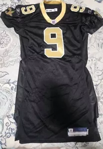 DREW BREES NEW ORLEANS SAINTS SIGNED GAME TEAM ISSUE JERSEY BECKETT - Picture 1 of 5