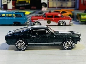 Hot Wheels Fast & Furious 67 Ford Mustang Metallic Green Custom Wheel Swap Loose - Picture 1 of 14