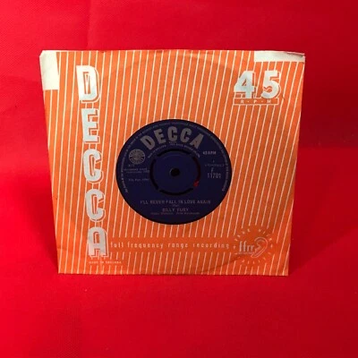 BILLY FURY I'll Never Fall In Love Again 1963 UK 7" vinyl single original 45 - Bild 1 von 2
