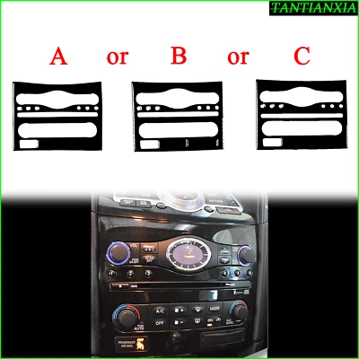 Para Infiniti FX QX70 2009-2019 Piano Interior Tablero Climatizador Media Trim Foto 1 de 4