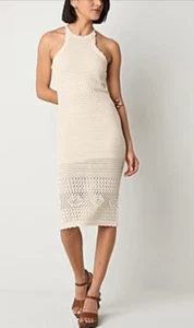 Arizona Womens Sleeveless Midi Bodycon Dress Juniors Size XXL nwt (0208) - Picture 1 of 10