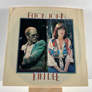 ELTON JOHN & KIKI DEE 45 RPM DON'T GO BREAKING MY HEART / SNOW QUEEN PS - M- - Picture 1 of 4