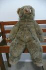 Large Mixed Browns Bear 32” Unmarked Clean Huggable Glass Eyes Vintage Sweet