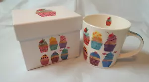 1 Porzellan Tassen Cupcake kl. Kuchen 400 ml Becher Kaffeetassen PPD Tee Kaffee - Bild 1 von 7