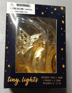(2) 8 Moons & 8 Stars Ea. , Battery(2 AA) Op LED String Lights, 1.7 M, 67"  - Picture 1 of 4