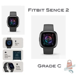 Fitbit SENSE 2 Smartwatch-Grade C | GPS, HR, Activity Tracker, Scratched Screen - Picture 1 of 10