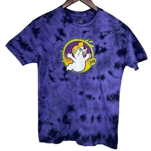 Buc-ee’s Boo Crew Halloween Purple Tie Dye Tee Youth Large - Picture 1 of 6