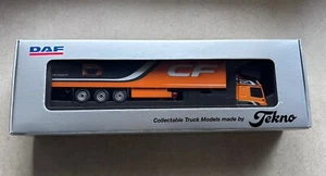 Modellautos 1:50 Tekno DAF Nr. M003543 DAF CF 106 LKW mit Auflieger in OVP - Bild 1 von 3