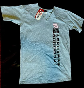 T-SHIRT CHASE VINTAGE grigia grigia DALE EARNHARDT #3 adatta alla maggior parte nuova con etichette - Foto 1 di 4
