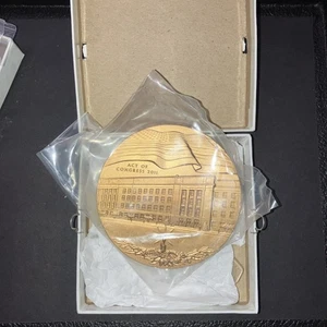 US MINT FALLEN HEROES SEPT 11th SOLID BRONZE PENTAGON 911 MEDAL Flight 77 3 Inch - Picture 1 of 3