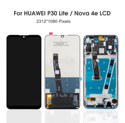 For Huawei Nova 4e MAR-AL00 LCD Display Screen Touch Digitizer Assembly W/Frame - Image 1 of 4