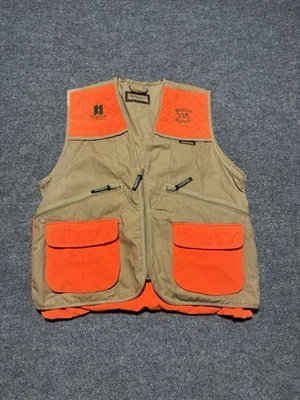 Vintage Remington Upland Premier Hunting Vest Tan Orange Sz XL  - Image 1 of 4