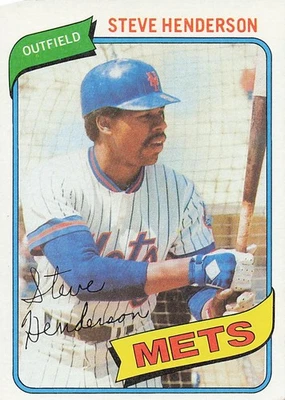 1980 Topps #299 Steve Henderson - Image 1 of 2