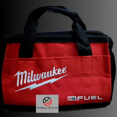 New Milwaukee FUEL M12 13" Heavy Duty Contractors Tool Bag M18 13" x 9" x 10" - Image 1 of 4