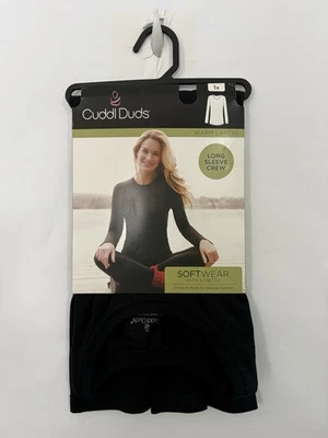 New Cuddl Duds Softwear With Stretch Long Sleeve Crew Neck Shirt CD8428616 1X - Image 1 of 4