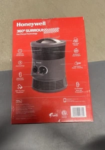Honeywell 360 Degree Surround HHF360V 1500W Fan Forced Heater - Black - Picture 1 of 2