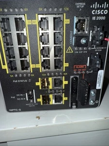 Cisco IE-2000-16PTC-G-E Industrial Network Switch Managed Fast Ethernet - Picture 1 of 1