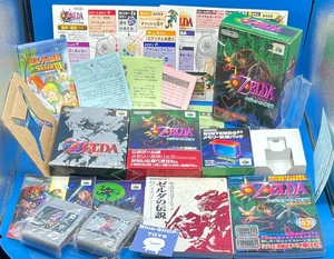 nintendo 64 The Legend Of Zelda Ocarina Of Time Majora's Mask (complete set) JP - Picture 1 of 24