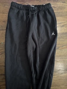 Nike Air Jordan Essentials Fleece Drawstring Joggers Black Men's L DA9820-010 - Picture 1 of 3