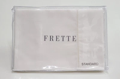 Frette Luxury Percale Standard Cases Pair Ivory - Image 1 of 4