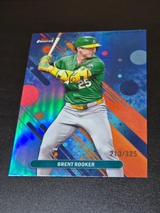 2025 Topps Finest Brent Rooker SKY BLUE #/325 Oakland Athletics MLB - Picture 1 of 1