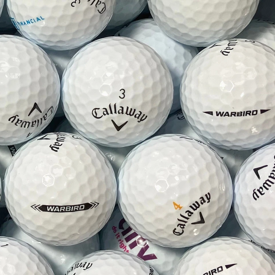 100 Callaway HEX Warbird Golf Balls AAAA Lakeballs En Top Qualité - Photo 1/3