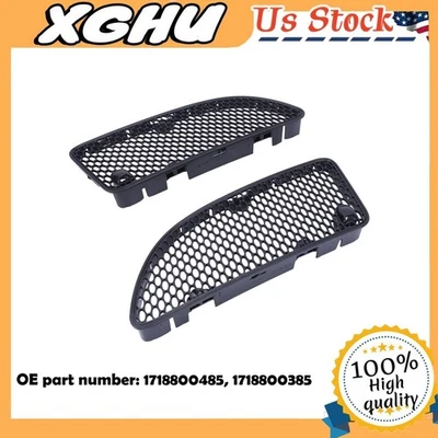 2x Front Hood Grille Cover For Mercedes R171 SLK280 SLK300 SLK350 2005-2011 — 第 1/4 张图片