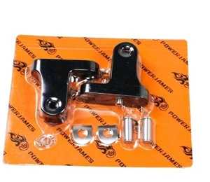 POWER JAMES Passenger's Mini Floorboard Footboard Mounting Adapter Brackets Kit - Picture 1 of 6