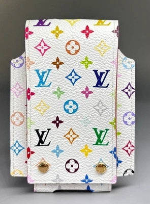 Auth LOUIS VUITTON  iPod Nano Case M60014 Monogram MultiColor Leather from Japan - Image 1 of 4