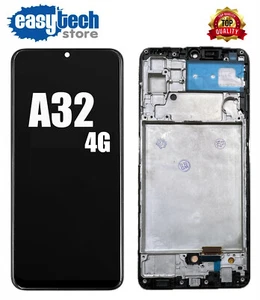SAMSUNG A32 4G SM-A325 F/FN TFT Vetro Display LCD Touch Schermo FRAME Nero - Foto 1 di 8