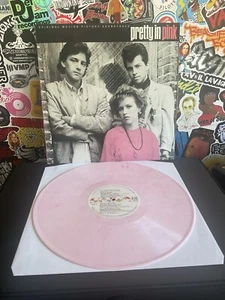 PRETTY IN PINK SOUNDTRACK VG+ PINK MARBLE VINYL RARE SP 5113 - Picture 1 of 2