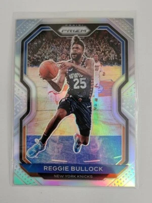 2020-21 Panini Prizm Reggie Bullock #90 Silver Prizm holo SP Parallel Knicks  - Image 1 of 2
