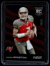 Jameis Winston 2015 Panini Clear Vision Red Rookie Card 14/25 #101