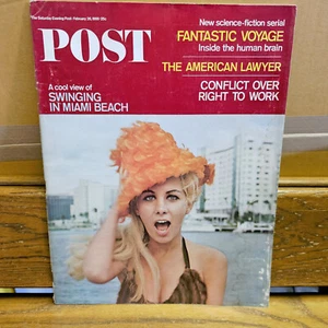 Saturday Evening Magazine POST February 26 1966 2/26/66 PETER FALK MIAMI BEACH - Imagen 1 de 7
