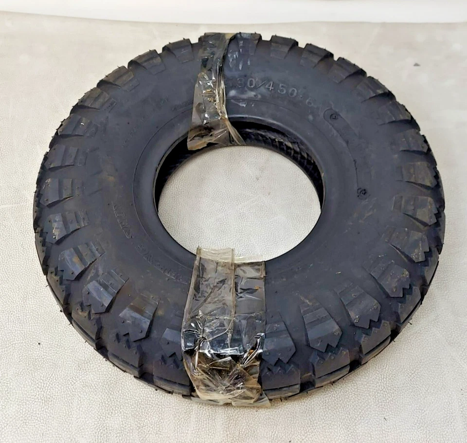 85-86 TG50 TG50M TG 50 50M M Gyro S Replacment Rear Wheel Tire Tyre 4.50-6 - Image 1 of 4