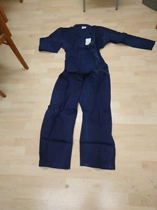 Ladies Or Mens Cotton Navy Blue Colour Boilersuit Or Overalls. - Picture 1 of 4