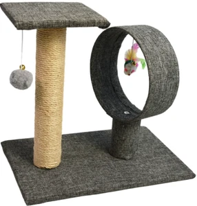 Cat Scratching Post For Indoor Kitten Tree Climbing Pole Play Frame Tower Toys - Picture 1 of 7