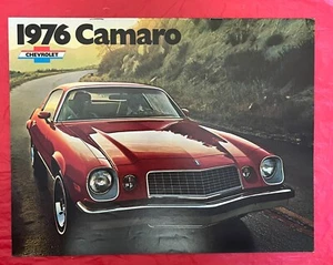 1976 Chevrolet "CAMARO" - Original Car Dealer Sales Brochure / Catalog - Picture 1 of 5