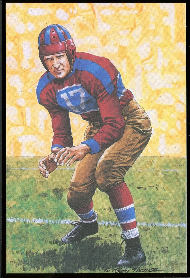 Morris "Red" Badgro Goal Line Art Card New York Giants Series One - 1989 - Image 1 of 1