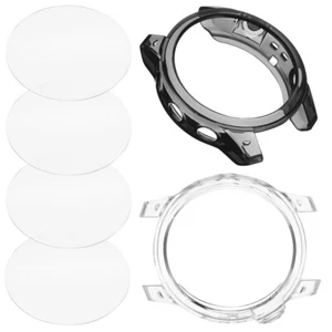 2 Sets Case Tempered Film Screen Protector Compatible Spectacles Hard - Zdjęcie 1 z 11