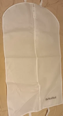 Garment Dust Bag Luggage Clothing Storage Black White Unisex 26x42 Zipper Handle - Image 1 of 4