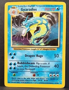 Pokemon - Gyarados 6/102 Base Set Holo 1999-2000 Wizards Base Set - Picture 1 of 2